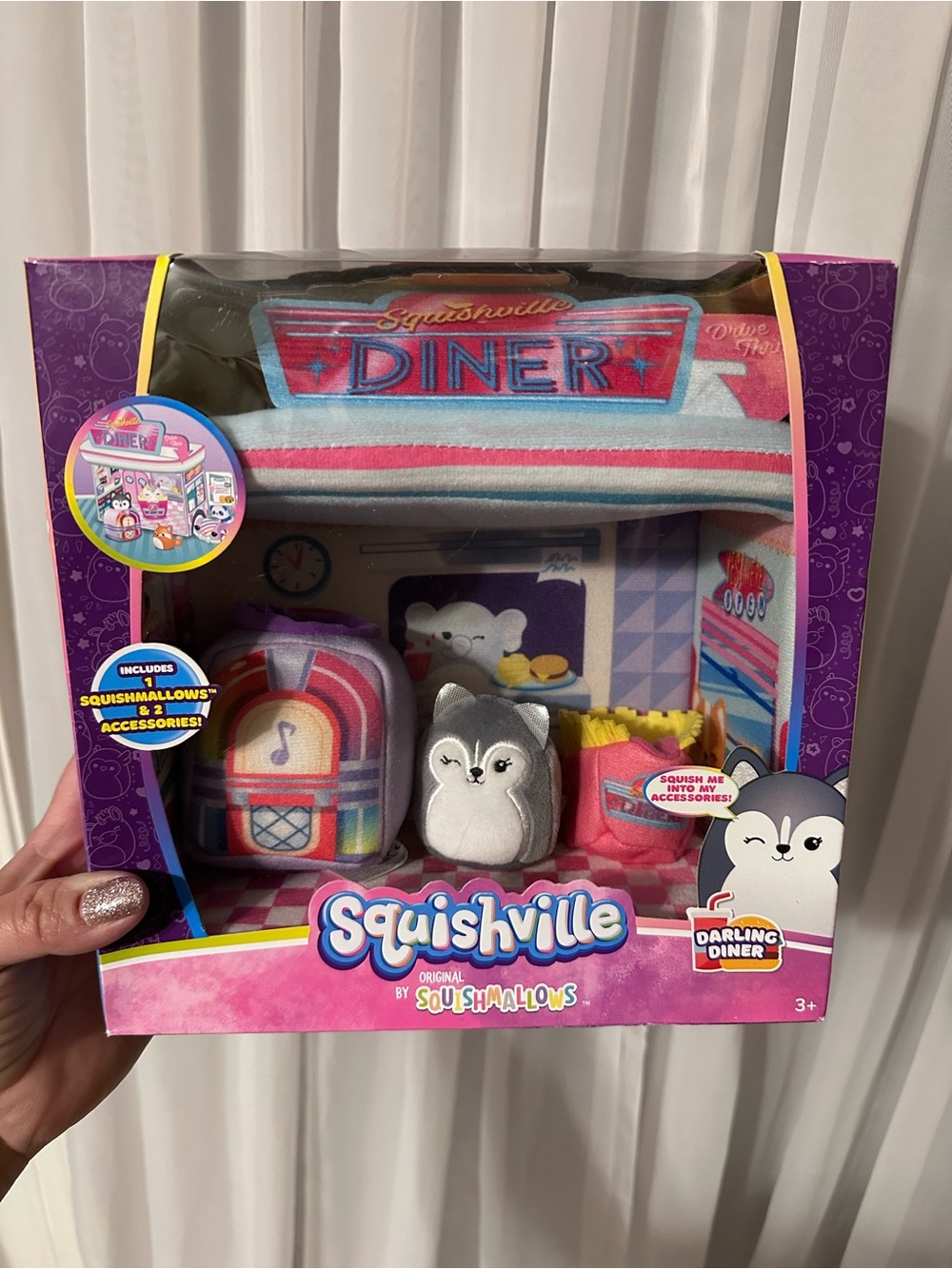 Squishville Squishmallows Darling Diner Kids Toy Set